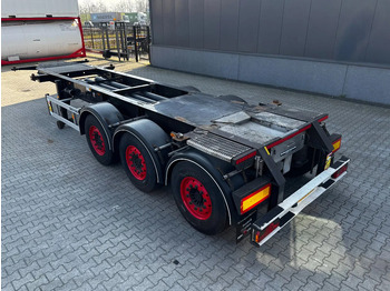 Semi-remorque porte-conteneur/ Caisse mobile Burg 20FT/3-axles, SAF INTRADISC, ADR (EXII, EXII, FL, AT), 2x LIFTAXLE, NL-Chassis, APK/ADR:06/2025: photos 5