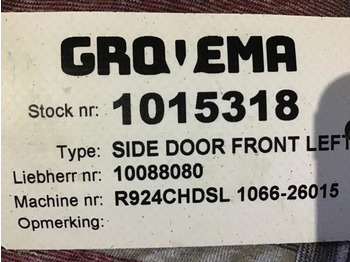 Portière et pièces Liebherr Side Door Front Left: photos 2