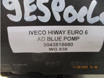 Préparation du carburant pour Camion Iveco 5043818680 AD BLUE POMP IVECO HI WAY EURO 6: photos 3