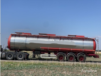 Semi-remorque citerne pour transport de la nourriture LAG Cisterna Inox alimentar -REVIZIE COMPLETA - agricultura - AZOT: photos 3