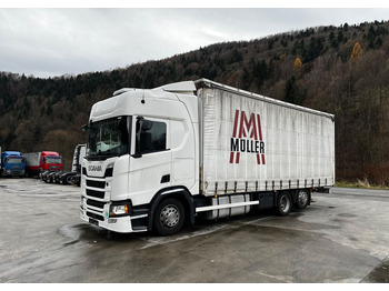 Camion à rideaux coulissants SCANIA R 410