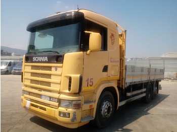 Camion plateau SCANIA 124