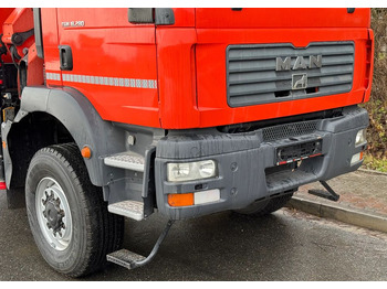 Camion benne MAN TGM 18-280 MAN 4x4 HDS PALFINGER 105 KIPER WYWROTKA MEILLER BARDZO DOBRY STAN: photos 3