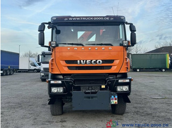 Camion benne, Camion grue Iveco Trakker 330 4x4 Meiller+Kran+Winterdienst: photos 3