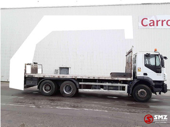 Camion plateau, Camion grue Iveco Trakker 360 6x4 manual chassis: photos 4