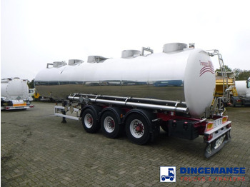 Semi-remorque citerne Magyar Chemical tank inox 33.6 m3 / 1 comp: photos 3