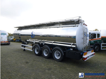 Semi-remorque citerne Magyar Chemical tank inox L4BH 32.8 m3 / 1 comp: photos 3