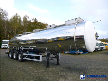 Semi-remorque citerne Magyar Chemical tank inox L4BH 32.8 m3 / 1 comp: photos 2