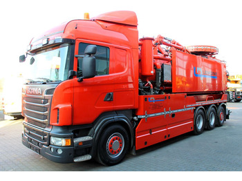 Camion hydrocureur Scania R560 V8 8x4 Kroll 20m³ WRG 2x HD-Pumpe 620 Liter: photos 4