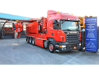 Camion hydrocureur SCANIA R