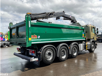 Camion benne, Camion grue Scania P 410 8x4 Euro 6 HMF 18 Tonmeter laadkraan: photos 5