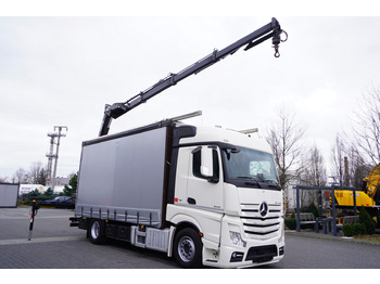 MERCEDES-BENZ Actros 1845 Crane HIAB / Curtain / 2 pieces - crédit-bail MERCEDES-BENZ Actros 1845 Crane HIAB / Curtain / 2 pieces: photos 2