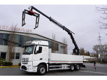 MERCEDES-BENZ Arocs 6×2 2545 Crane HIAB 177 K PRO/HIPRO / steering and lifting axle - crédit-bail MERCEDES-BENZ Arocs 6×2 2545 Crane HIAB 177 K PRO/HIPRO / steering and lifting axle: photos 2