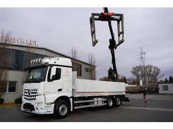 MERCEDES-BENZ Arocs 6×2 2545 Crane HIAB 177 K PRO/HIPRO / steering and lifting axle - crédit-bail MERCEDES-BENZ Arocs 6×2 2545 Crane HIAB 177 K PRO/HIPRO / steering and lifting axle: photos 3