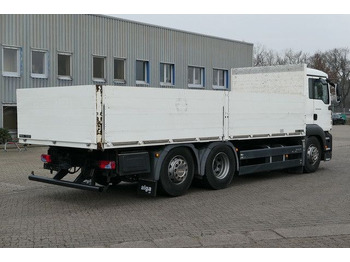 Camion plateau MAN 26.360 TGA LL 6x2, Vollluft, Klima, 3. Sitz, AHK: photos 4