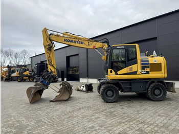 Pelle sur pneus KOMATSU PW160