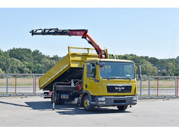 Camion grue, Camion benne MAN TGL 12.220 Kipper 5,05 m + PK 8501 B *TOPZUSTAND: photos 2