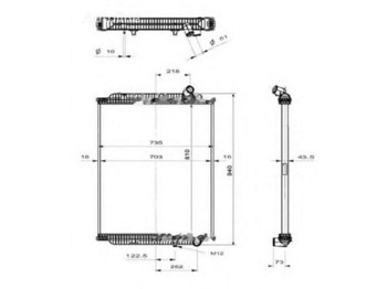 Radiateur RENAULT Premium