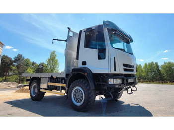 Camion grue, Camion plateau Iveco EUROCARGO 4x4 ML110 HMF 202 EURO 6 Kran Crane: photos 2