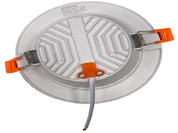 Matériel de chantier Unused 40 x 12w Round LED panel waterproof IP44 - 6500K (cold white) - 1020 lm - AC220-240V 50/60Hz - 30.000 u - SMD LED - Including LED driver - dim.156mm x 26.6mm - Installation diameter 115mm, - co: photos 3