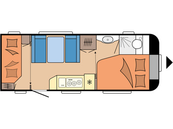 Caravane HOBBY DE LUXE 540 KMFe