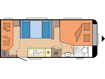 Caravane HOBBY DE LUXE 560 KMFe