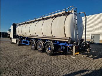 Semi-remorque citerne Dijkstra 34000 liter tankoplegger met Vogelsang pomp: photos 2