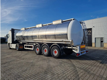 Semi-remorque citerne Feldbinder 38000 liter 3 kamer tankoplegger met CIP Leiding: photos 2