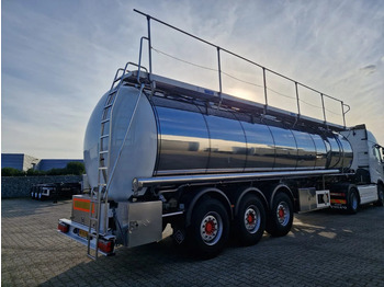 Semi-remorque citerne Feldbinder 38000 liter 3 kamer tankoplegger met CIP Leiding: photos 5