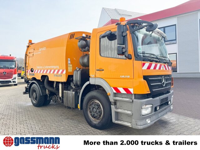 Camion Mercedes-Benz Axor 1829 4x2, Zweiweg Z200, Kehrmaschine Faun: photos 9