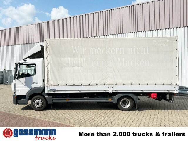 Camion plateau Mercedes-Benz Atego 818 L 4x2 mit Sörensen LBW: photos 15