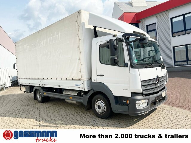 Camion plateau Mercedes-Benz Atego 818 L 4x2 mit Sörensen LBW: photos 9