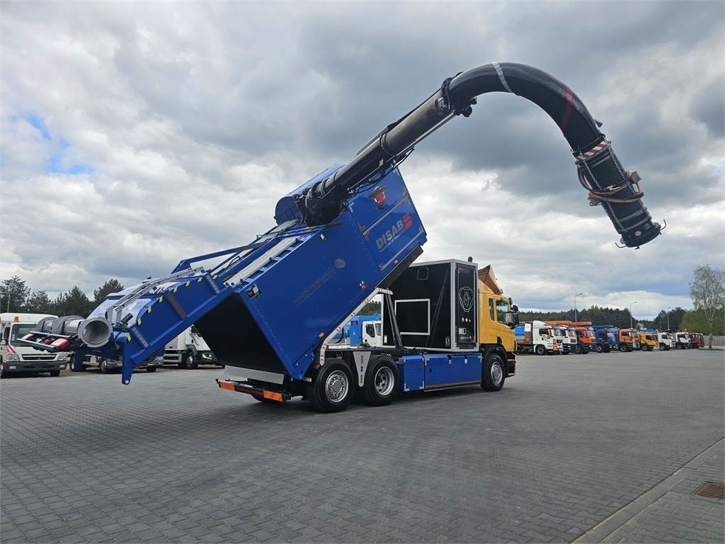 Camion hydrocureur Scania DISAB ENVAC Saugbagger vacuum cleaner excavator su: photos 25