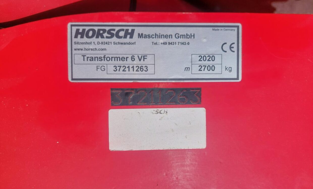 Bineuse Horsch Transformer 6 VF: photos 15