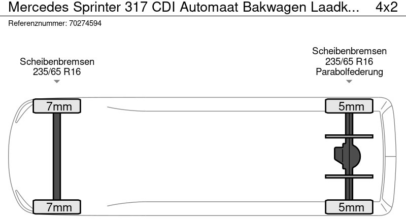 Mercedes-Benz Sprinter 317 CDI Automaat Bakwagen Laadklep Camera Airco MBUX Koffer Meubelbak 20m3 Airco - crédit-bail Mercedes-Benz Sprinter 317 CDI Automaat Bakwagen Laadklep Camera Airco MBUX Koffer Meubelbak 20m3 Airco: photos 20