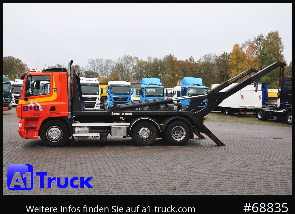 Camion multibenne DAF CF85/410 Absetzkipper, AHK, Klima, Teleabsetzer: photos 12