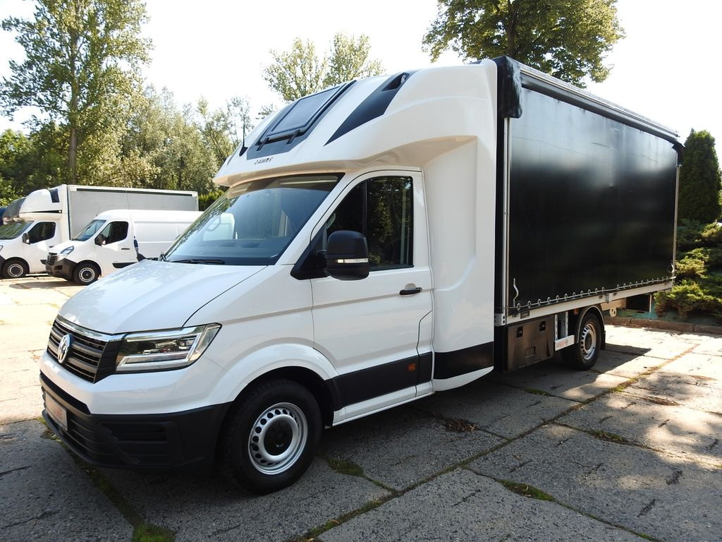 Utilitaire plateau baché, Utilitaire double cabine Volkswagen CRAFTER PRITSCHE PLANE 10 PALETTEN WEBASTO A/C: photos 7