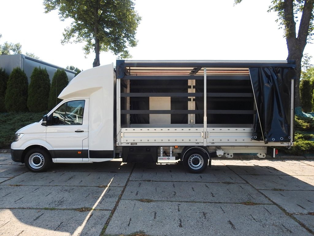 Utilitaire plateau baché, Utilitaire double cabine Volkswagen CRAFTER PRITSCHE PLANE 10 PALETTEN WEBASTO A/C: photos 9