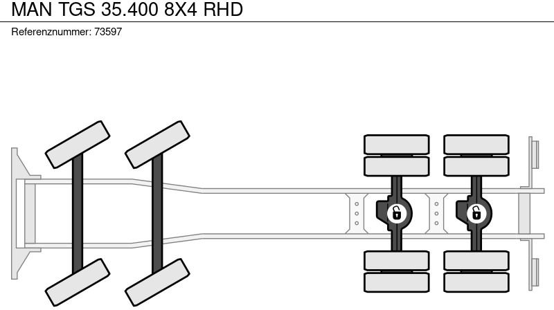 Camion benne MAN TGS 35.400 8X4 RHD: photos 14
