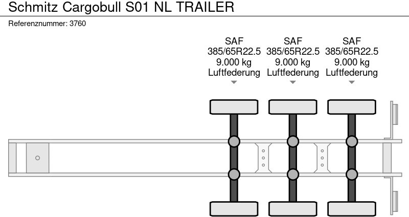 Schmitz Cargobull S01 NL TRAILER - crédit-bail Schmitz Cargobull S01 NL TRAILER: photos 15