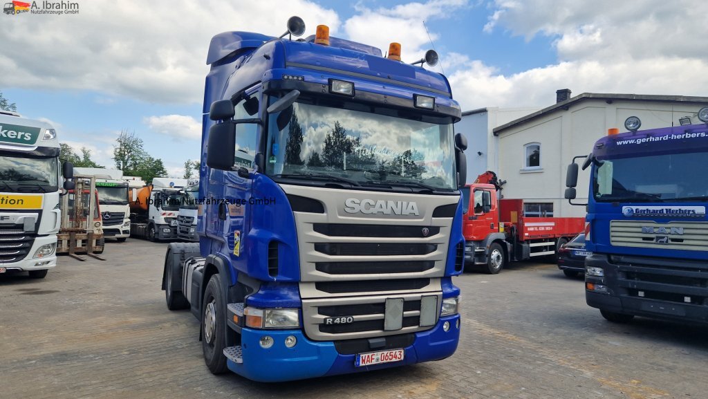 Tracteur routier Scania R 480 Retarder, Klima, Zustand gut deutsches Fahrzeug, 2x Tank: photos 9