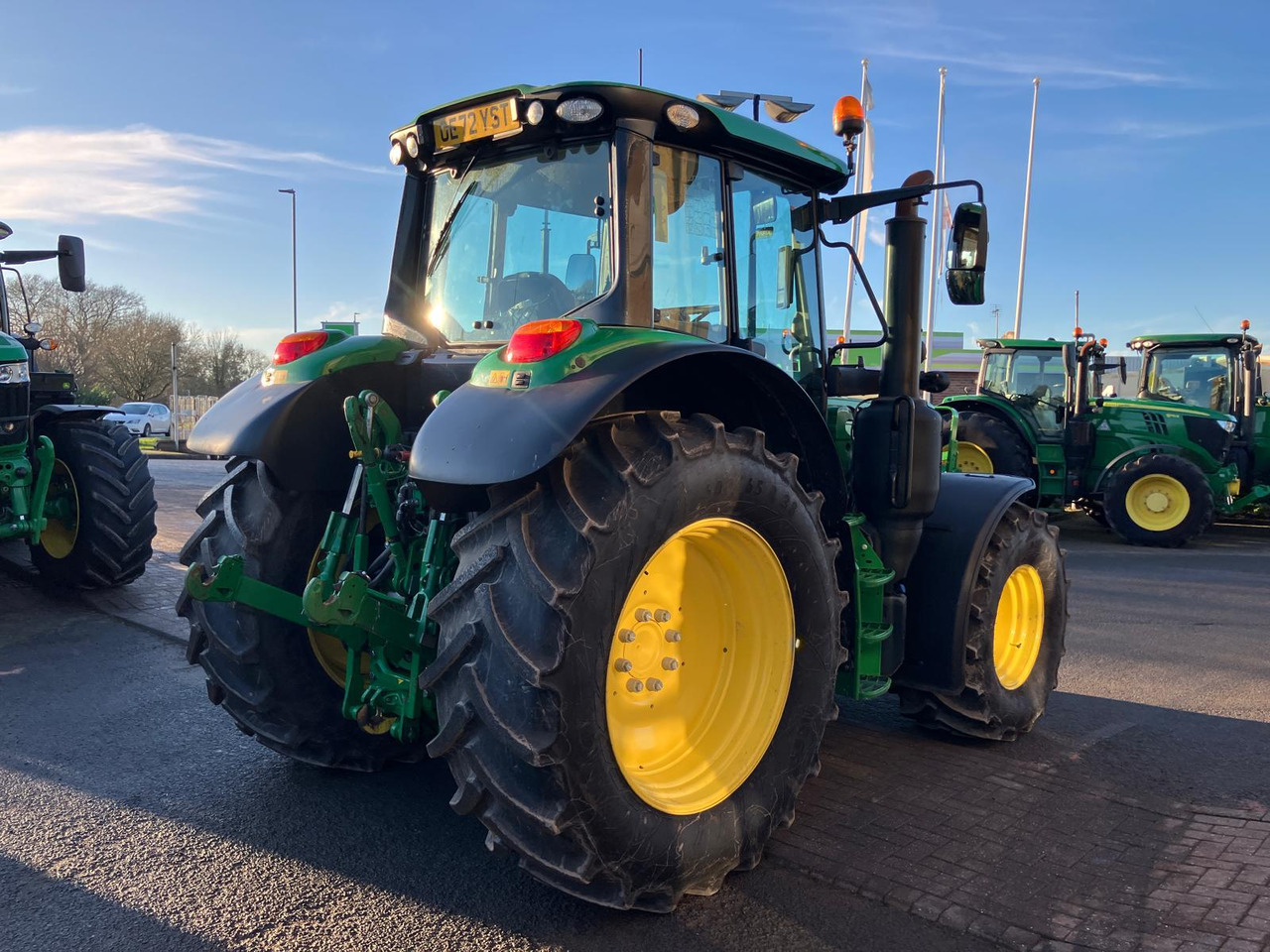 Tracteur agricole John Deere 6140M + 623M Loader: photos 6