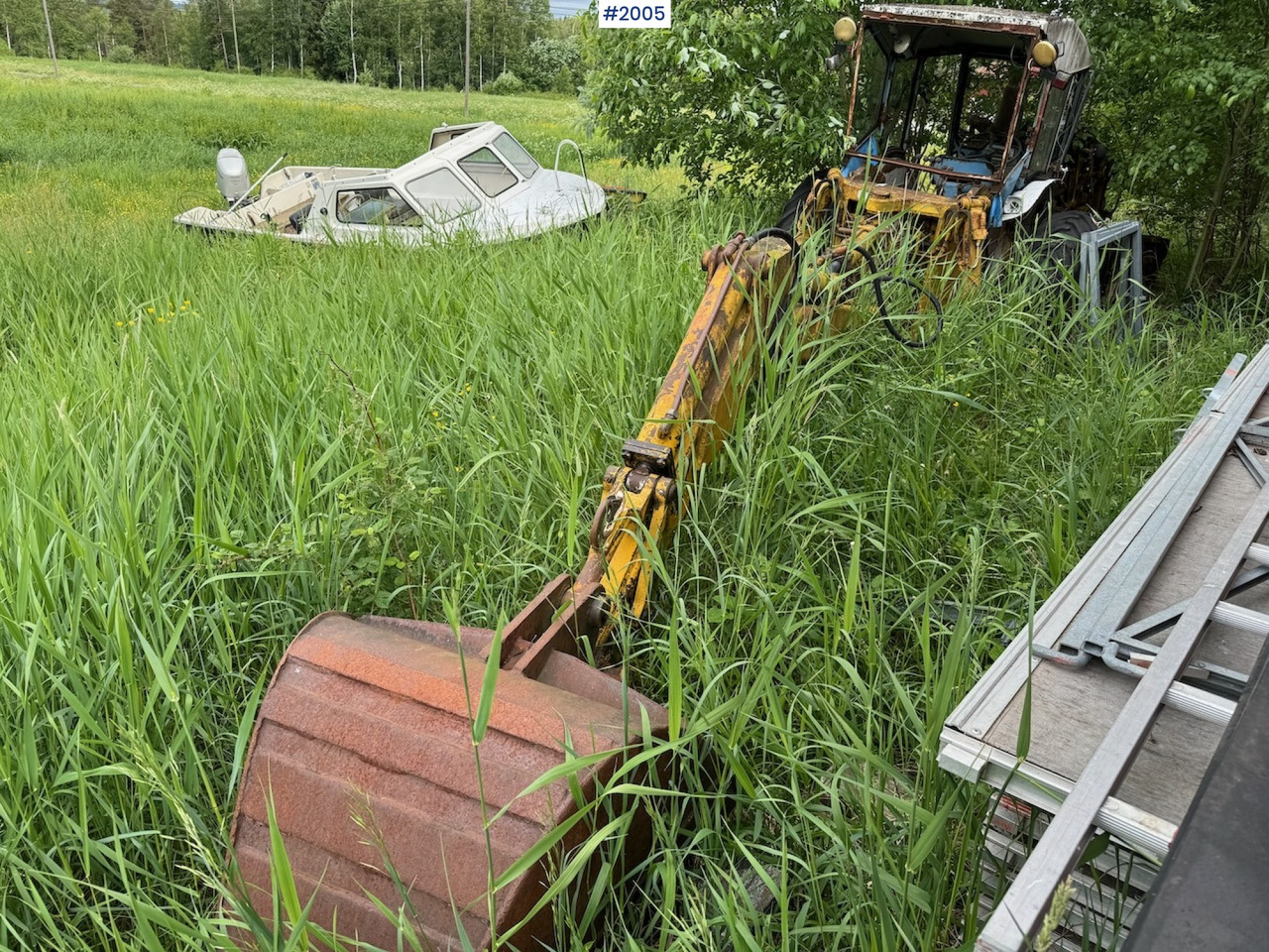 Tracteur agricole 1977 Ford 5000 w/Hymas 4 digger: photos 16