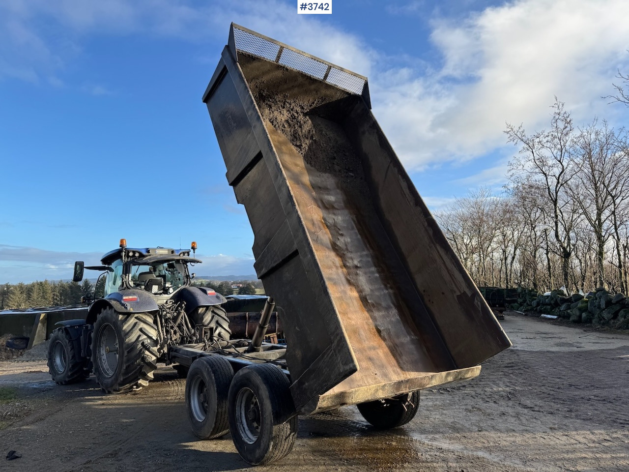 2003 Sele Weld 16 Dumper trailer. - crédit-bail 2003 Sele Weld 16 Dumper trailer.: photos 6