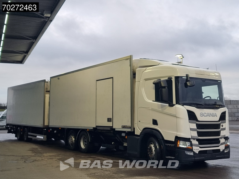 Camion frigorifique Scania R410 6X2 Carrier cooler Lamberet Aufbau Retarder Ladebordwand ACC Euro 6: photos 7