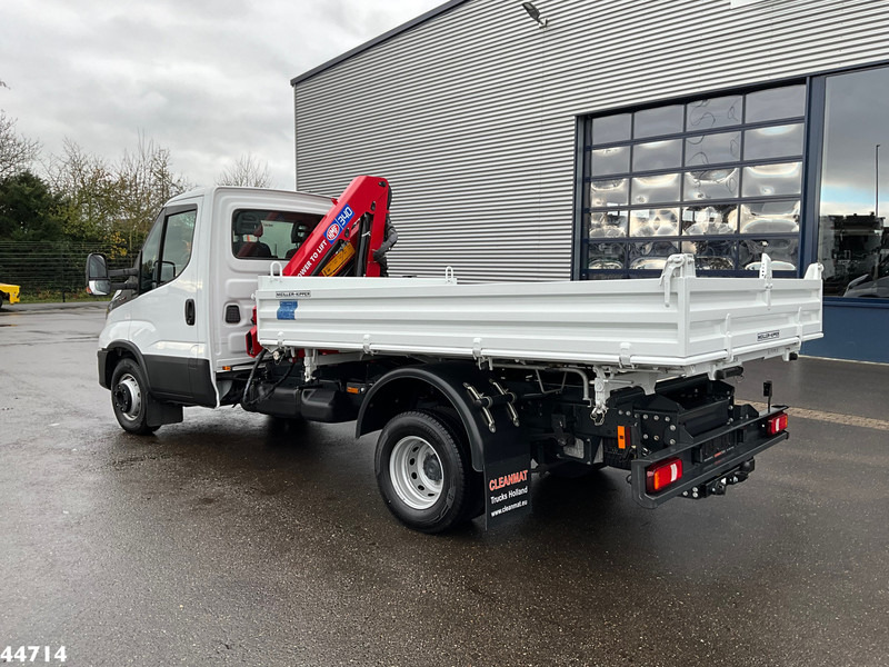 Camion benne, Camion grue Iveco Daily 72C18 HMF laadkraan 3,4 Tonmeter laadkraan + Meiller 3-zijdige kipper New & Unused!!: photos 10