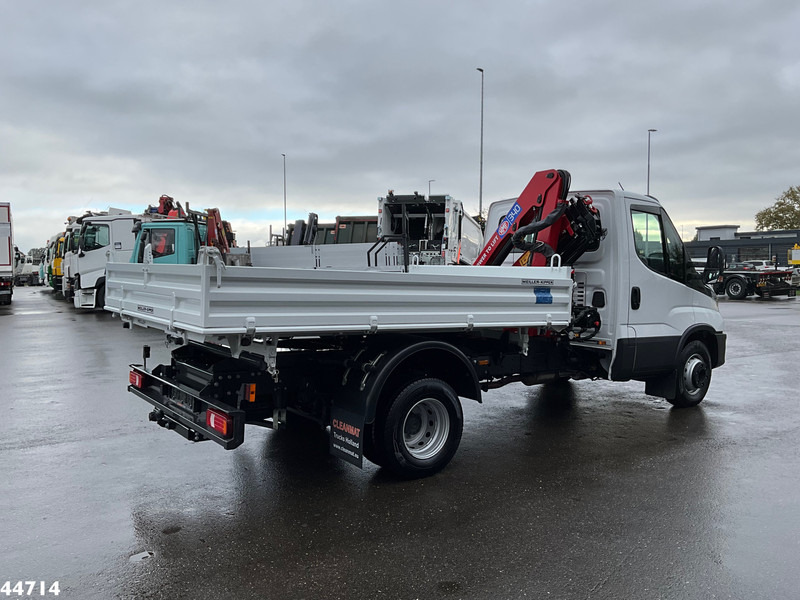 Camion benne, Camion grue Iveco Daily 72C18 HMF laadkraan 3,4 Tonmeter laadkraan + Meiller 3-zijdige kipper New & Unused!!: photos 9