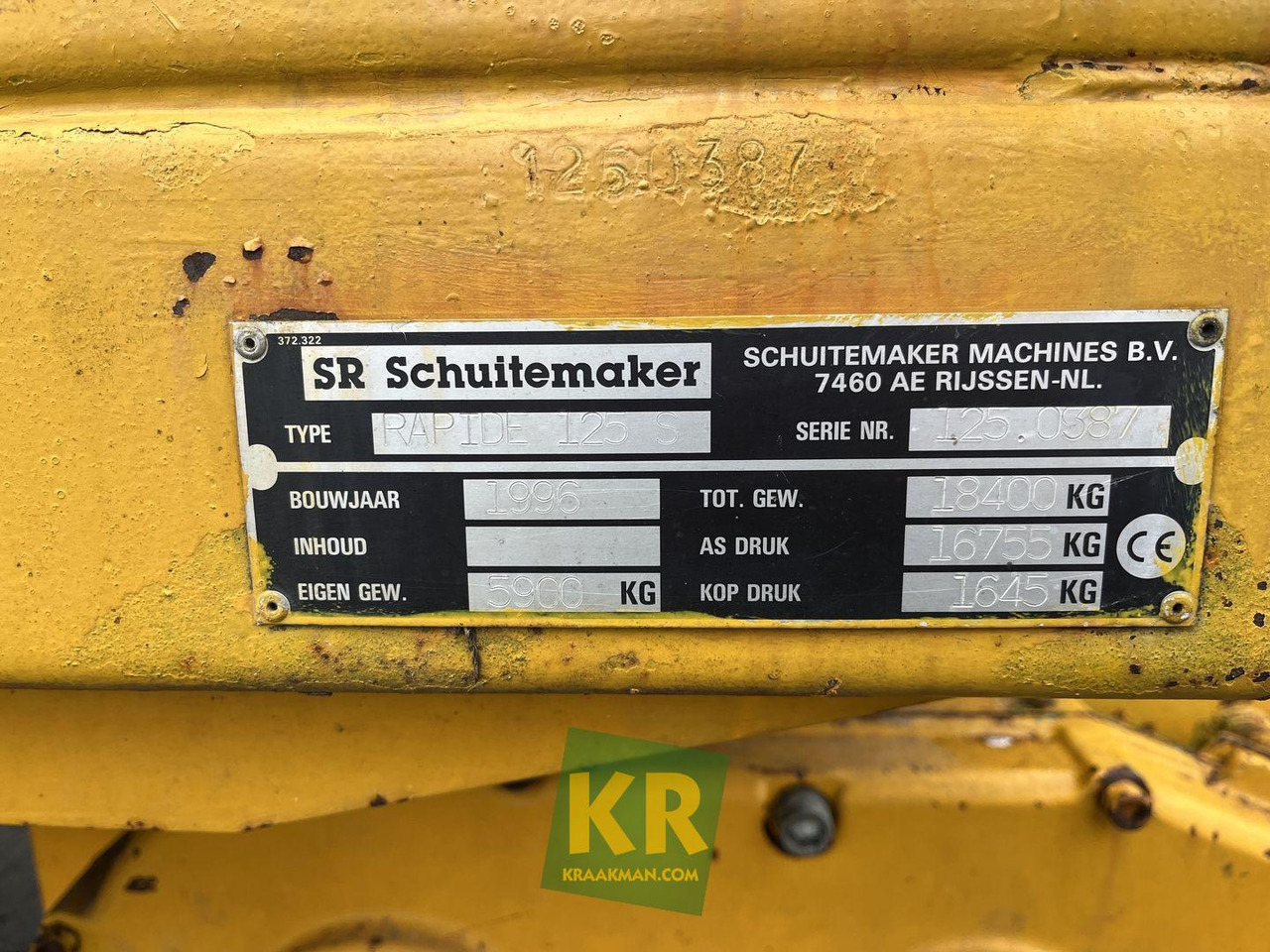 Autochargeuse Schuitemaker RAPIDE 125S: photos 9