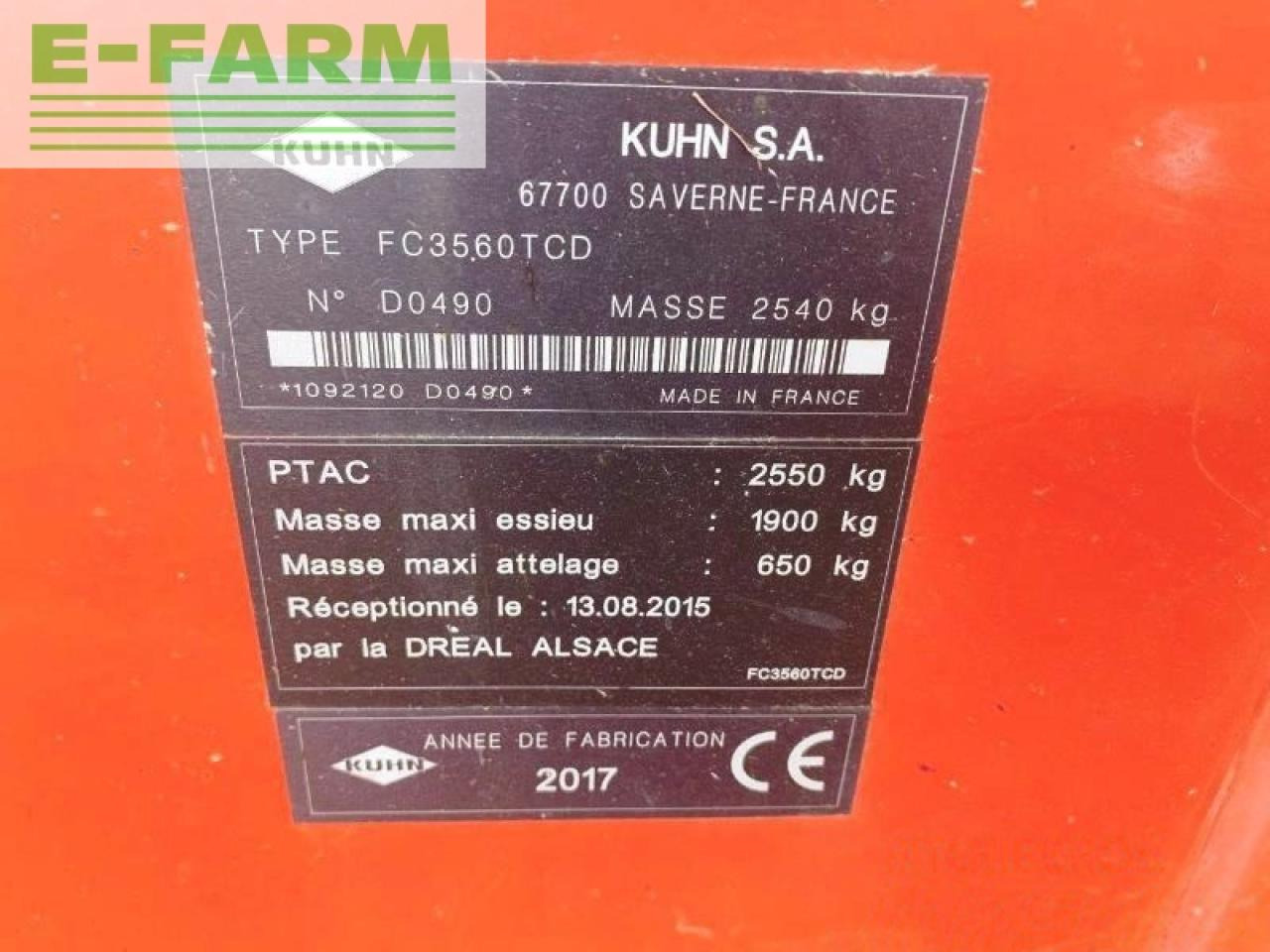 Faucheuse Kuhn fc 3560 tcd: photos 6