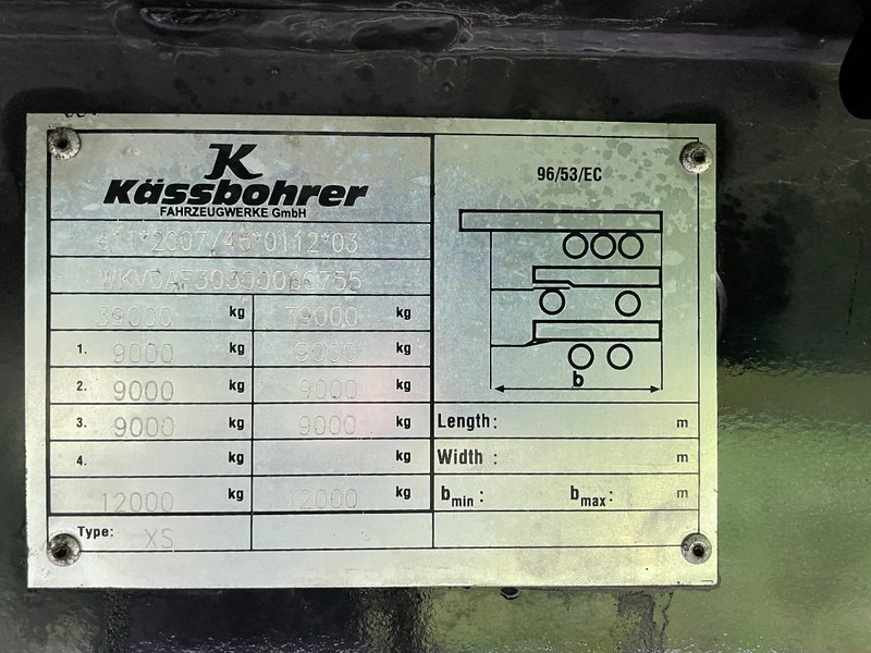 Kässbohrer Tautline. Dak voor en achter open - crédit-bail Kässbohrer Tautline. Dak voor en achter open: photos 10